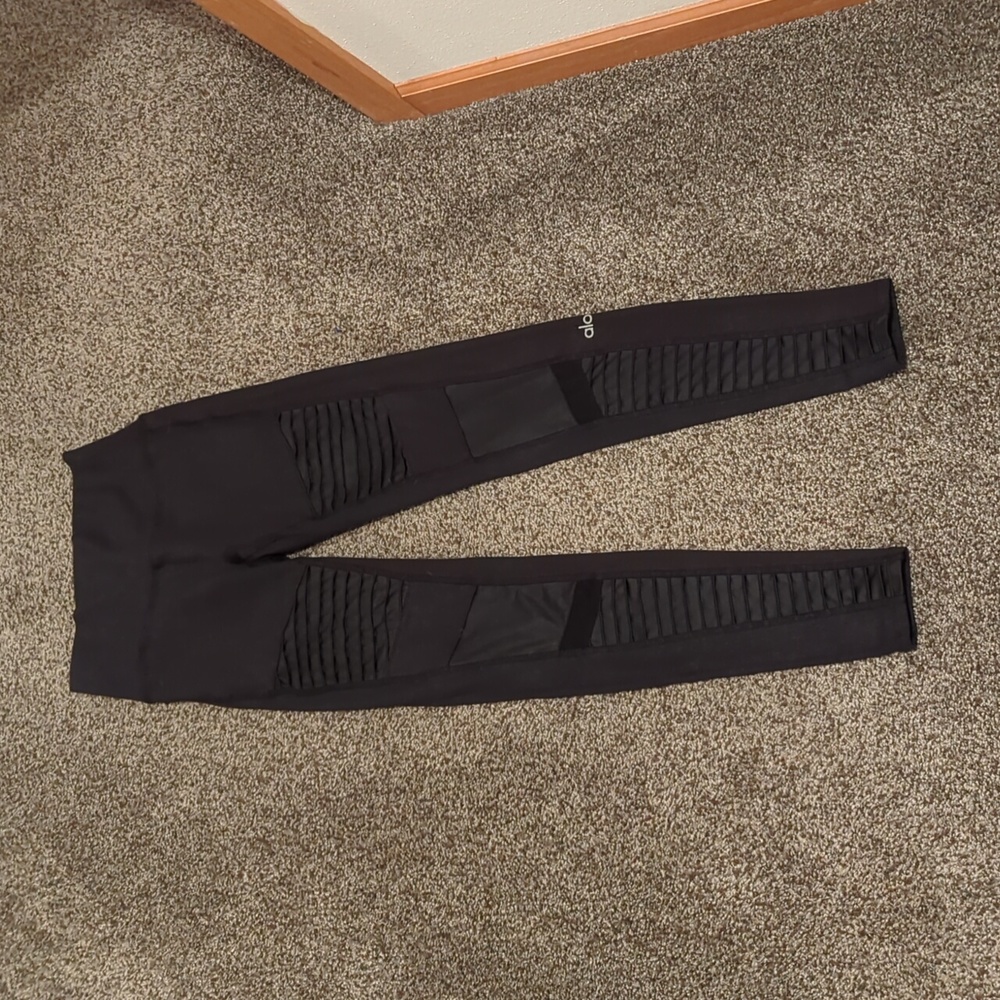 Alo Moto Leggings XS Black